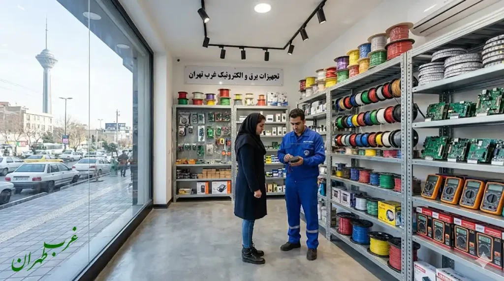 آدرس برق و الکترونیک غرب تهران؛ راهنمای جامع ۱۰ مرکز برتر فروش و خدمات فنی، غرب تهران